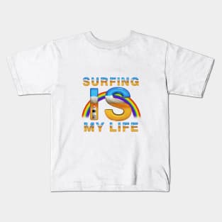 Surfing is My Life Kids T-Shirt